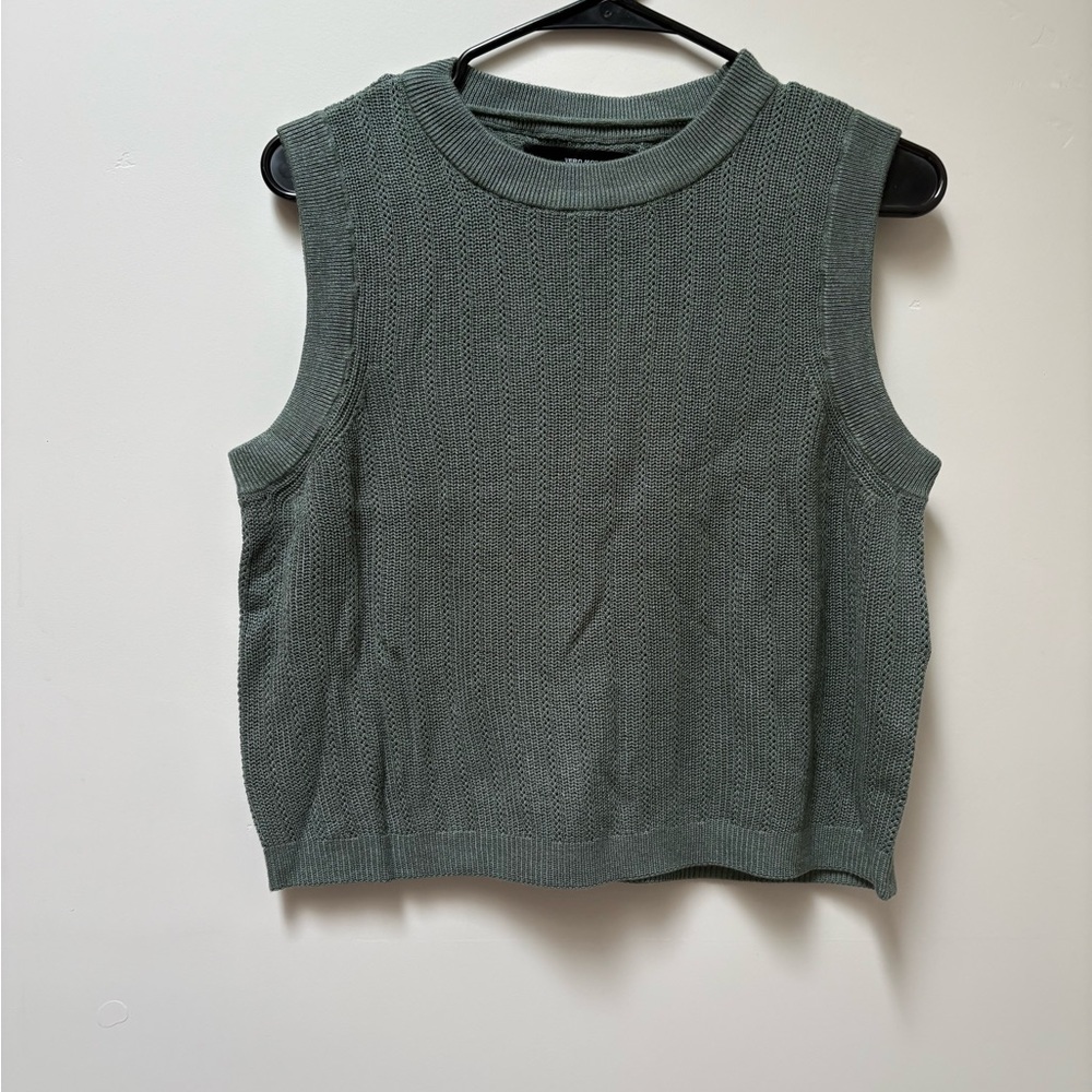 Vero Moda Textured Tank Top - Olive